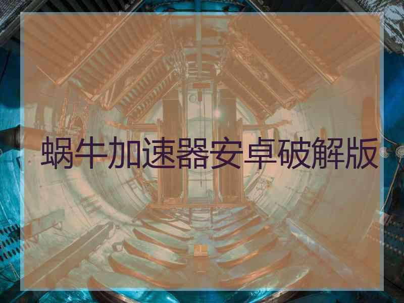 蜗牛加速器安卓破解版